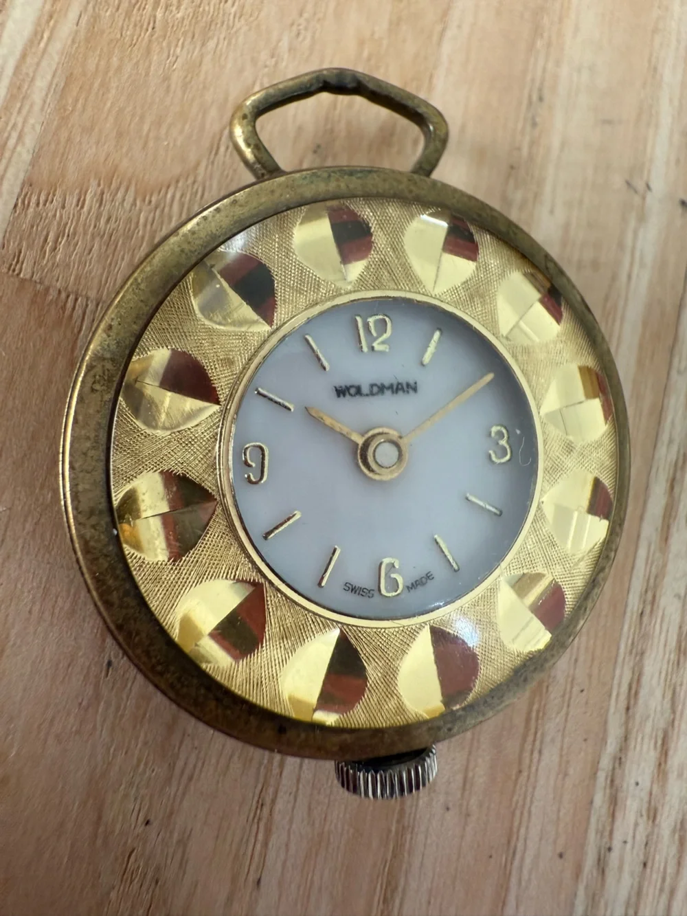 Vintage woldman ladies mechanical winding watch pendant pocket watch